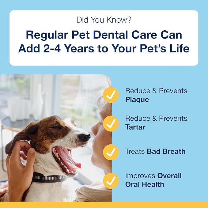 ProDen PlaqueOff 20 Mini Dental Bones for Small and Toy Dogs Tartar, Plaque & Bad Breath Remover, Improves Overall Oral Health(Peanut Butter & Banana)