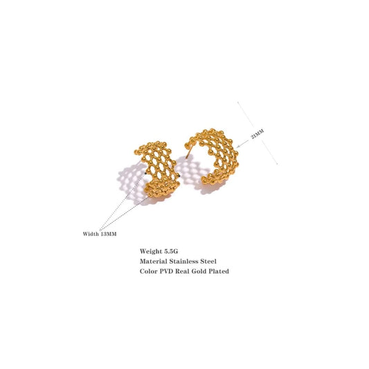 Freya Gold Earrings