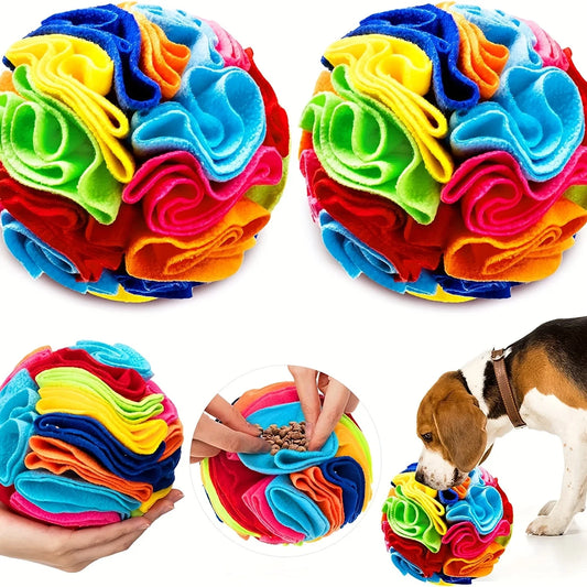Interactive Snuffle Ball Pets Toy for Fun Foraging Play
