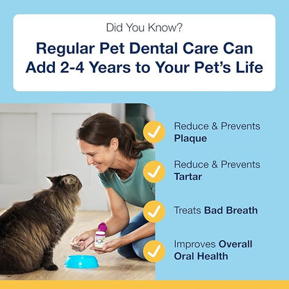 ProDen PlaqueOff 40g Powder for Cats, 100% Natural Tooth Care Powder, Protects Against Bad Breath, Helps with Tartar and Plaque