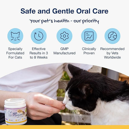 ProDen PlaqueOff 120 Soft Chews | Natural Plaque, Tartar & Bad Breath Remover for Cats | Works Systemically Not by Abrasion or Chewing