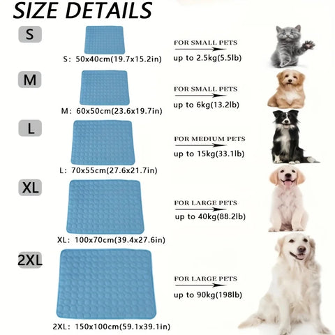 Pet Cooling Mat for Summer Comfort