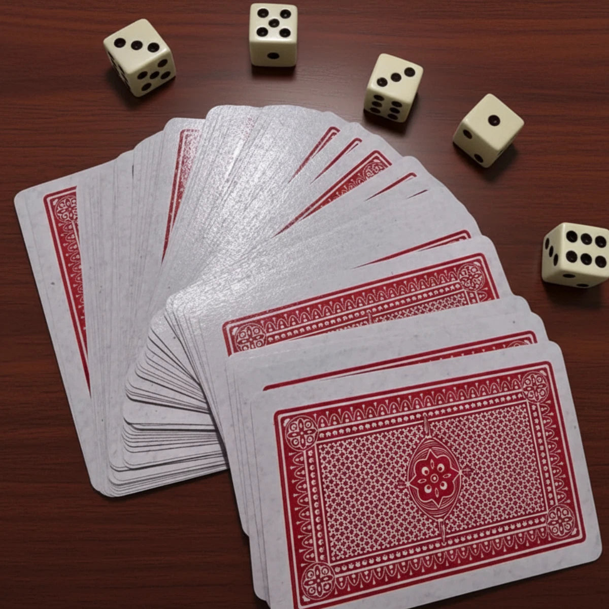 New-Hoot Playing Cards & Dice Games Set Traditional Playing Cards-UK