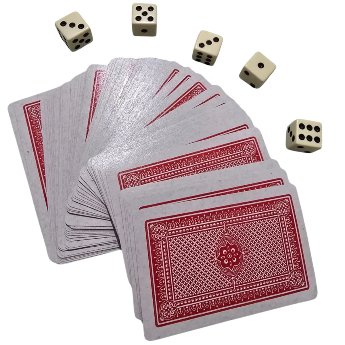 New-Hoot Playing Cards & Dice Games Set Traditional Playing Cards-UK