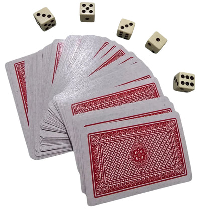 New-Hoot Playing Cards & Dice Games Set Traditional Playing Cards-UK