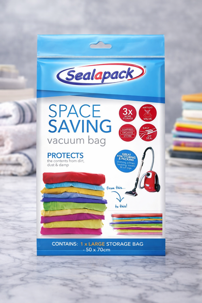 Sealpack Space-Saving Vacuum Storage Bag 50cm X 70cm-UK