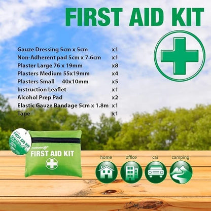 New-Masterplast Compact First Aid Kit 24pc-UK