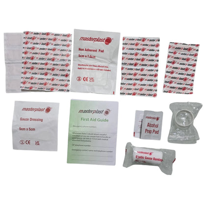 New-Masterplast Compact First Aid Kit 24pc-UK