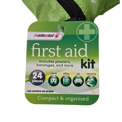 New-Masterplast Compact First Aid Kit 24pc-UK