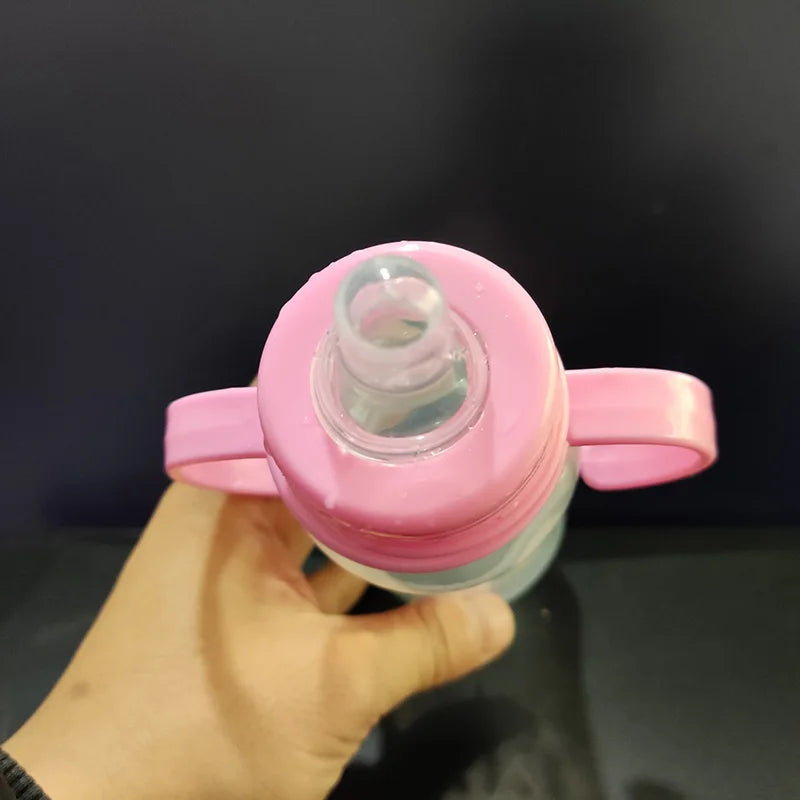 120ML/240ML Newborn Children Infant Baby Boy Girl Wide Mouth PP Feeding Bottle Drinking Water Breast-like Feeding