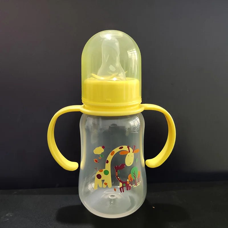 120ML/240ML Newborn Children Infant Baby Boy Girl Wide Mouth PP Feeding Bottle Drinking Water Breast-like Feeding