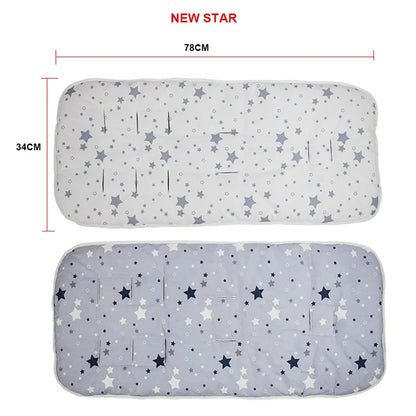 Waterproof baby stroller cushion mats car seat accessories head support belt shoulder-sided protective cover Neck Protection pad