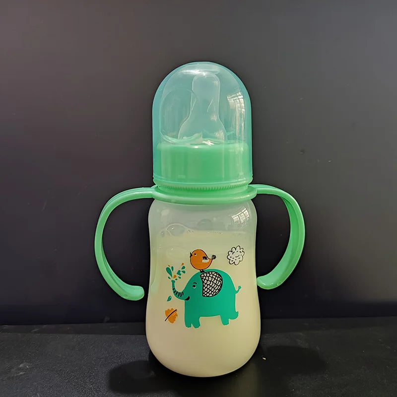 120ML/240ML Newborn Children Infant Baby Boy Girl Wide Mouth PP Feeding Bottle Drinking Water Breast-like Feeding