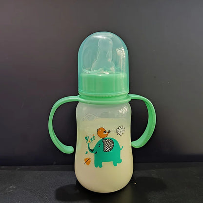 120ML/240ML Newborn Children Infant Baby Boy Girl Wide Mouth PP Feeding Bottle Drinking Water Breast-like Feeding
