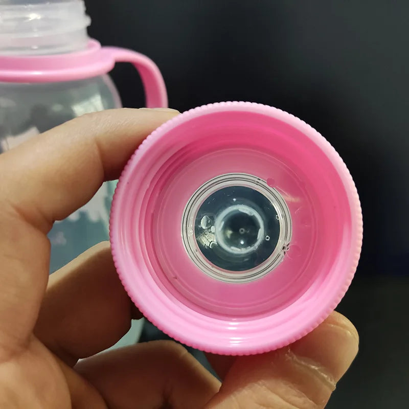 120ML/240ML Newborn Children Infant Baby Boy Girl Wide Mouth PP Feeding Bottle Drinking Water Breast-like Feeding