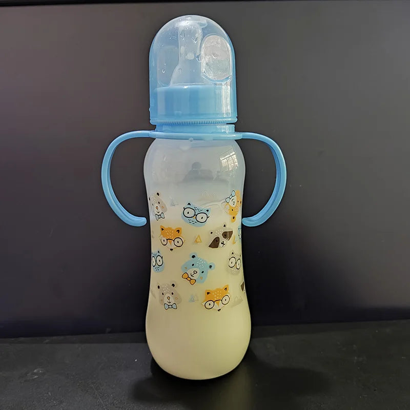 120ML/240ML Newborn Children Infant Baby Boy Girl Wide Mouth PP Feeding Bottle Drinking Water Breast-like Feeding
