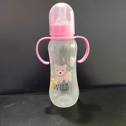 120ML/240ML Newborn Children Infant Baby Boy Girl Wide Mouth PP Feeding Bottle Drinking Water Breast-like Feeding