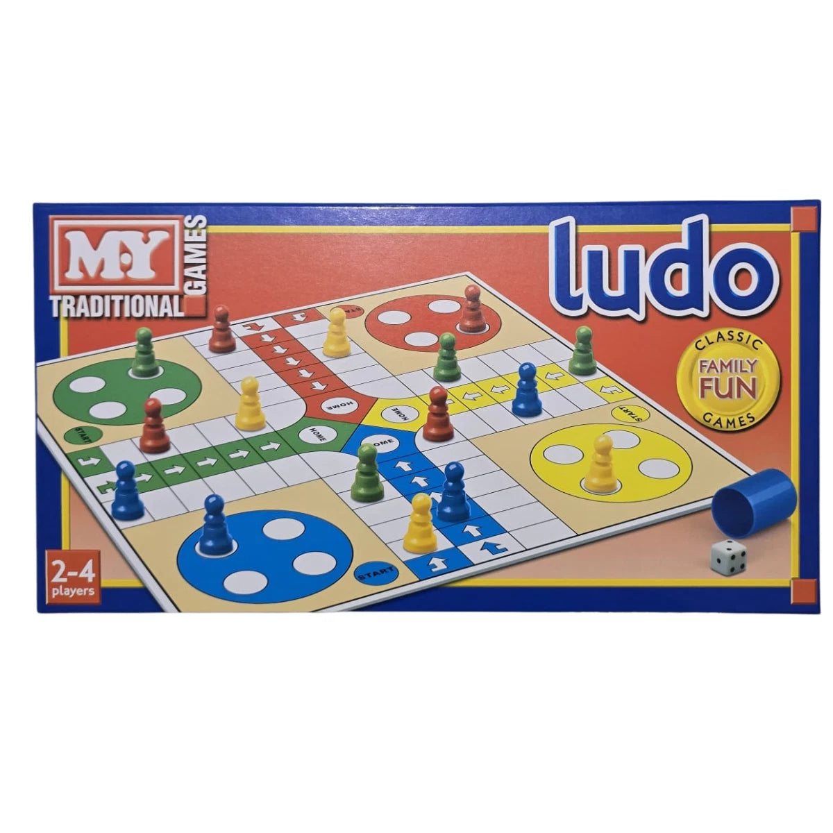 My Traditional Ludo Game Set Family Kids Fun Traditional Board Games-UK