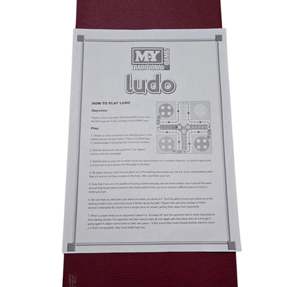 My Traditional Ludo Game Set Family Kids Fun Traditional Board Games-UK
