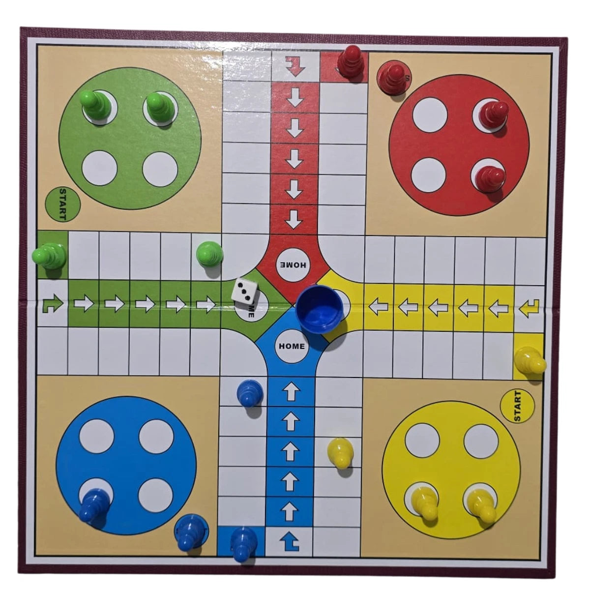 My Traditional Ludo Game Set Family Kids Fun Traditional Board Games-UK