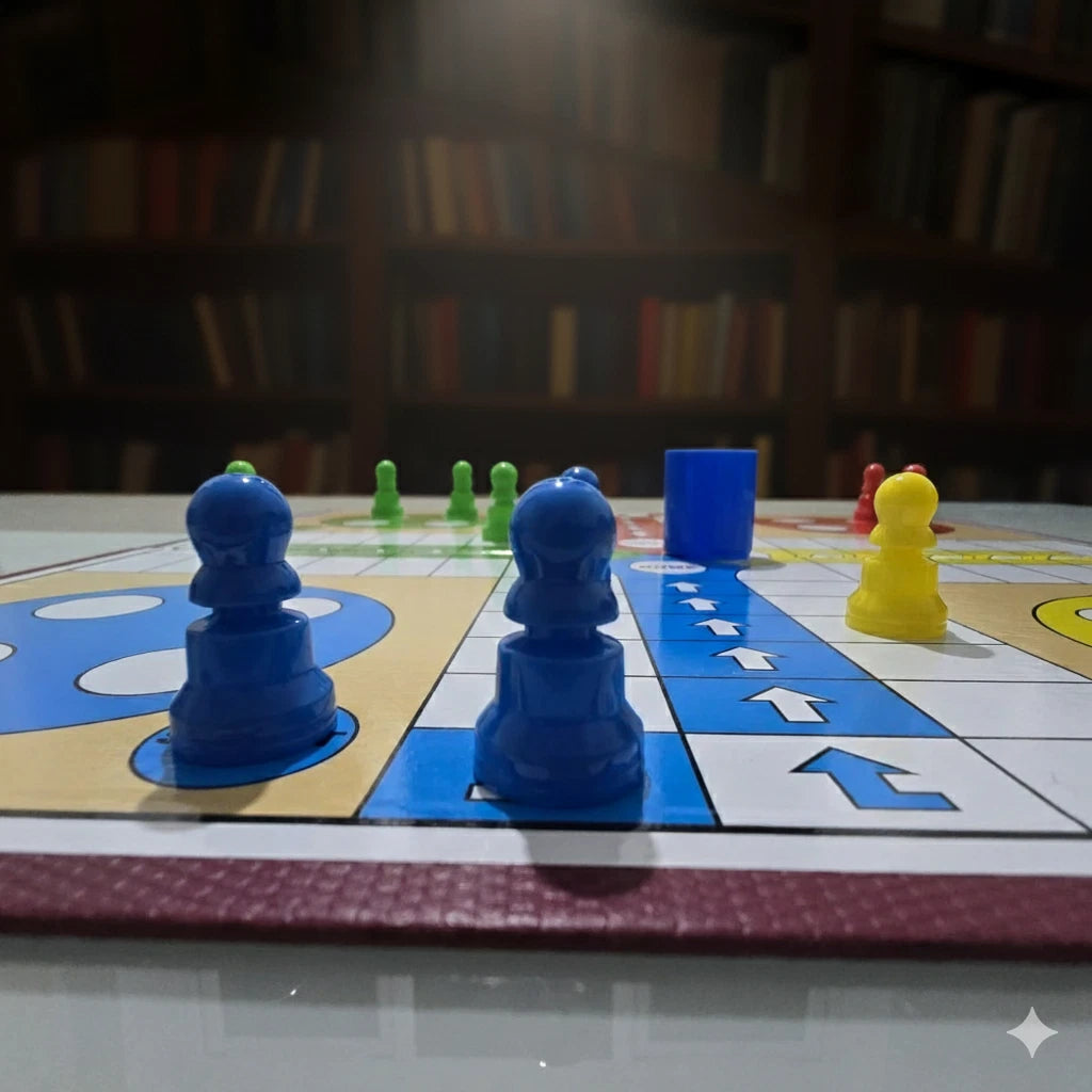 My Traditional Ludo Game Set Family Kids Fun Traditional Board Games-UK