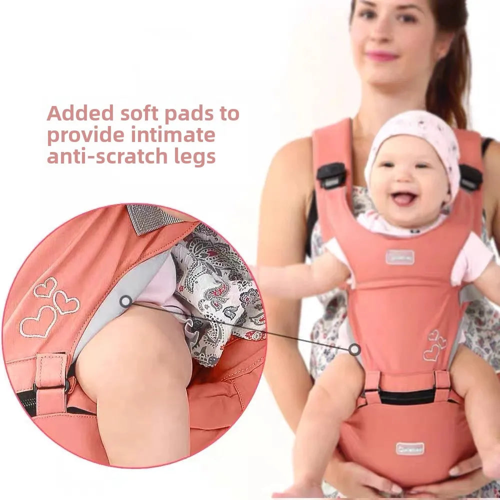 Newborn Front Holding Baby Carrier Sling Design Soft Material Baby Waist Stool Waist Stool Strap Infant Kangaroo Bag