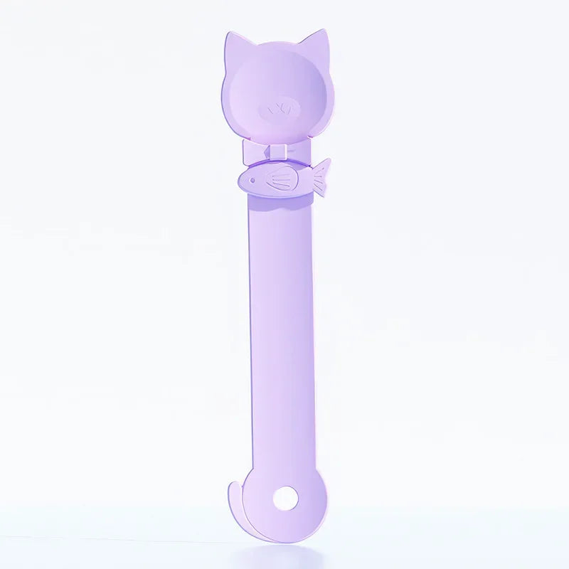 New cat food squeezer spoon for cat food; meat paste squeezer pet feeding spoon for cats supplies