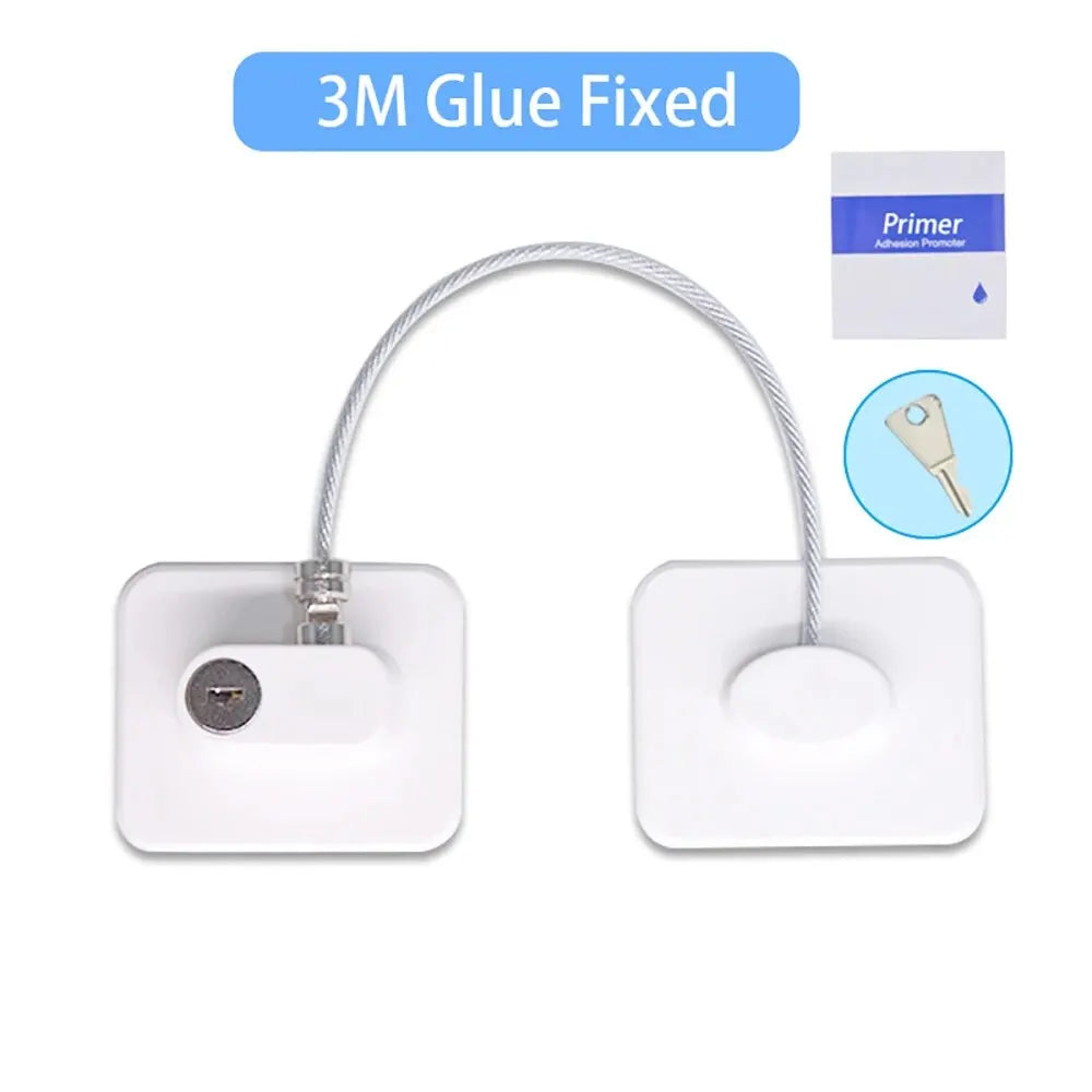 Baby Child Safety Lock Window Refrigerator Opening Security Cable Door Lock For Kids Safety Protector Protection Child Safety