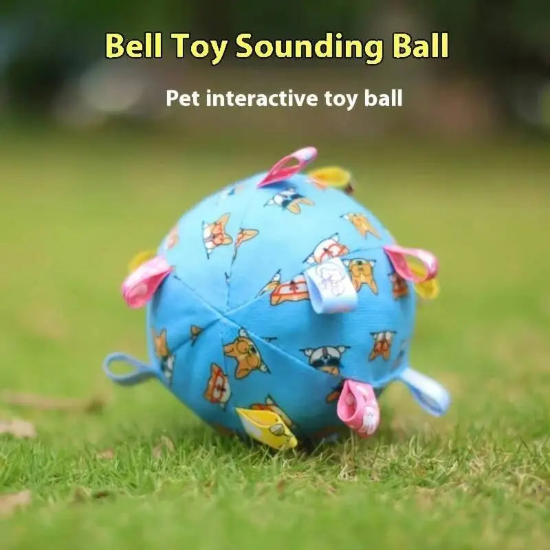 Dog Interactive Sound Ball Toy with Animal Patterns, Pet Ball Suitable, Outdoor Play and Training, Dog Toy with Lively Design