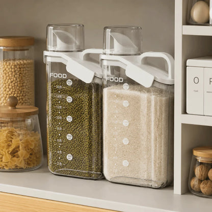 Moisture-Proof Pet Food Storage Bucket Airtight Freeze Dried Storage Container Kitchen Condiments Sealed Storage Tank Snacks
