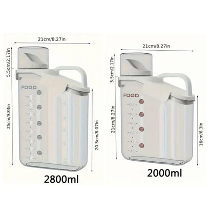 Moisture-Proof Pet Food Storage Bucket Airtight Freeze Dried Storage Container Kitchen Condiments Sealed Storage Tank Snacks