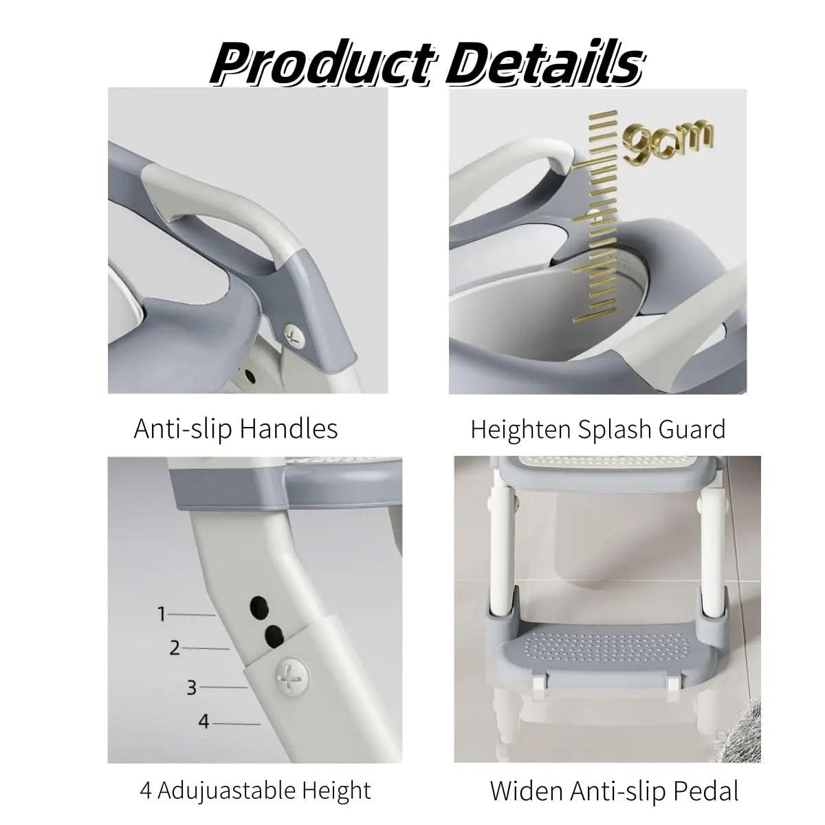 Toddler Potty Training Seat with Steps for Easy Learning