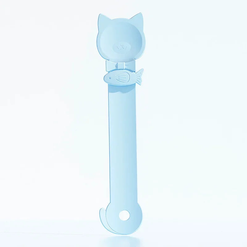 New cat food squeezer spoon for cat food; meat paste squeezer pet feeding spoon for cats supplies