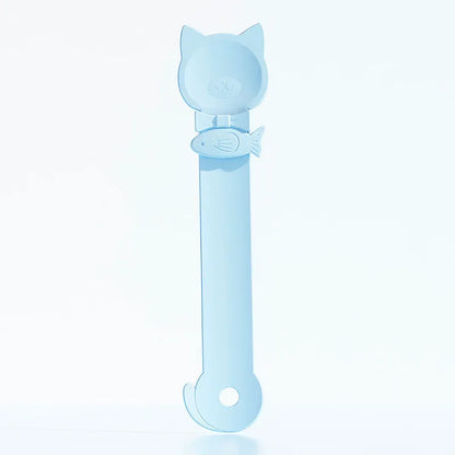 New cat food squeezer spoon for cat food; meat paste squeezer pet feeding spoon for cats supplies