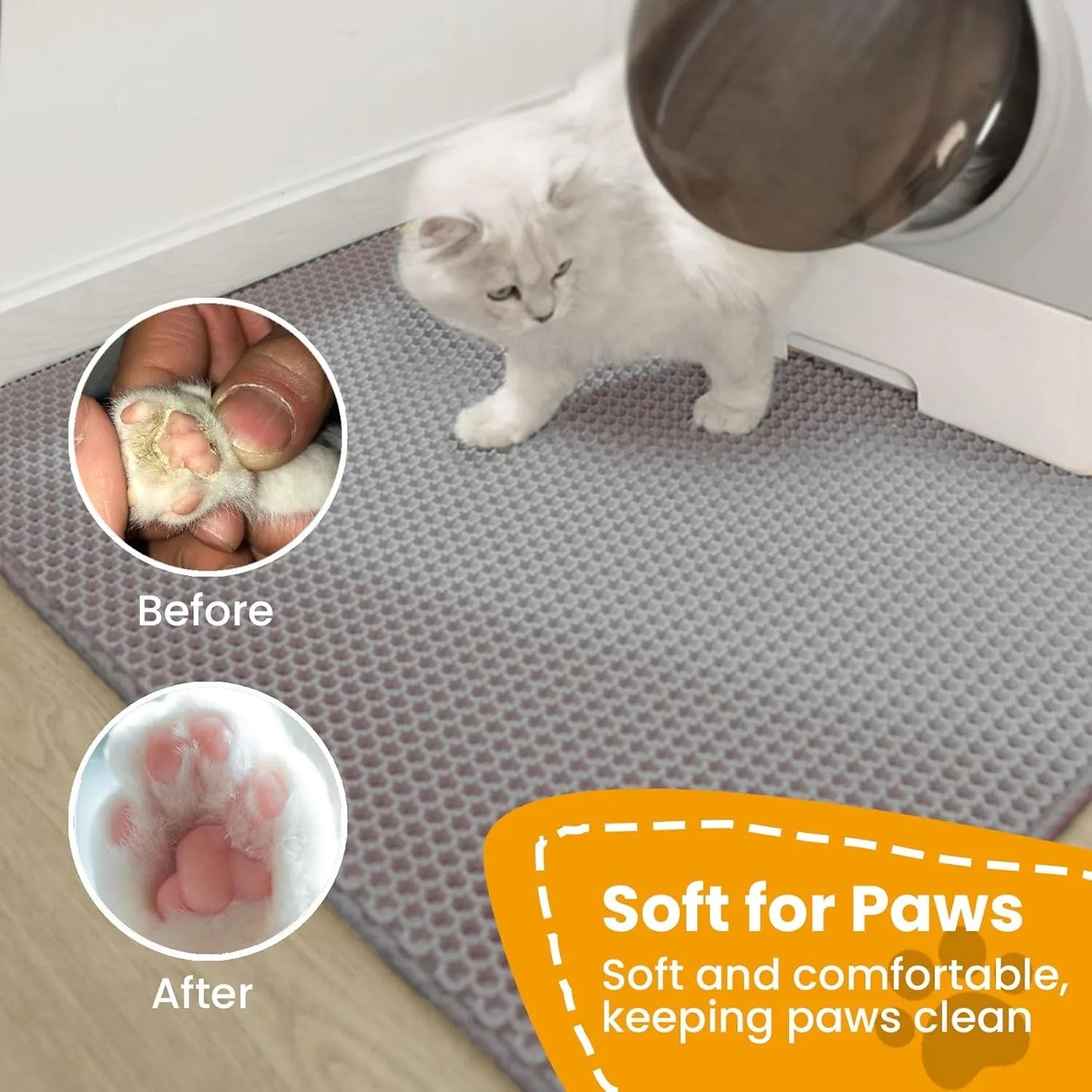 Keep Floors Clean Cat Litter Trap Mat