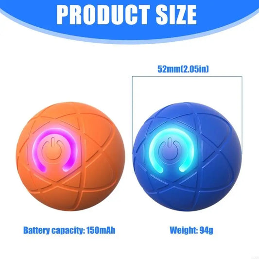 Rechargeable Rolling Ball Toy for Cats and Dogs