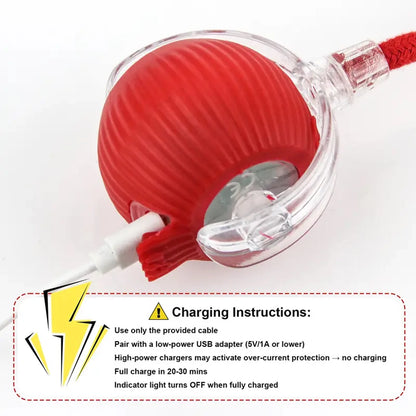 New Cat Interactive Ball Toy Automatic Rolling Ball Faux Tail Rechargeable Smart Pet Electric Toy Dog Cat Training Imitate Mouse