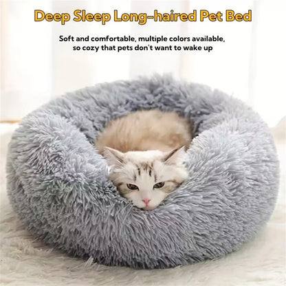 Soft Calming Pet Bed for Better Sleep