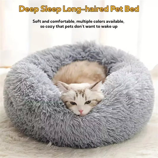 Soft Calming Pet Bed for Better Sleep