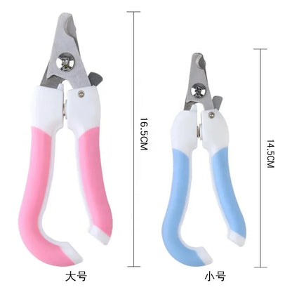 Professional Pet Nail Clipper Set Stainless Steel Dog Cat Trimmer Labor Saving With Safety Guard For Small Medium Pets Grooming