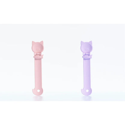 New cat food squeezer spoon for cat food; meat paste squeezer pet feeding spoon for cats supplies