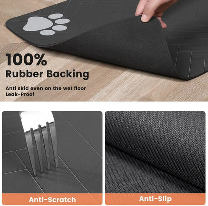 Waterproof Pet Feeding Mat for Dogs and Cats