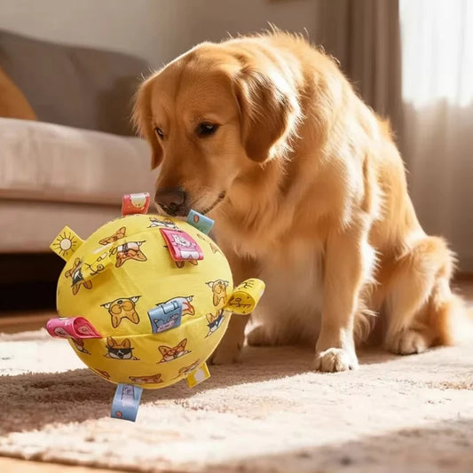 Fun Interactive Dog Sound Ball for Training and Play