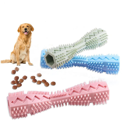 Bite Resistant Dog Teether Stick Toy for Active Chewing