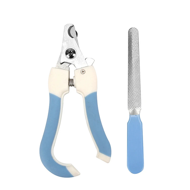 Professional Pet Nail Clipper Set Stainless Steel Dog Cat Trimmer Labor Saving With Safety Guard For Small Medium Pets Grooming