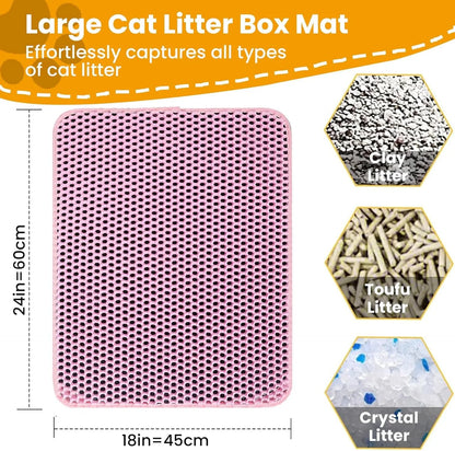 Keep Floors Clean Cat Litter Trap Mat