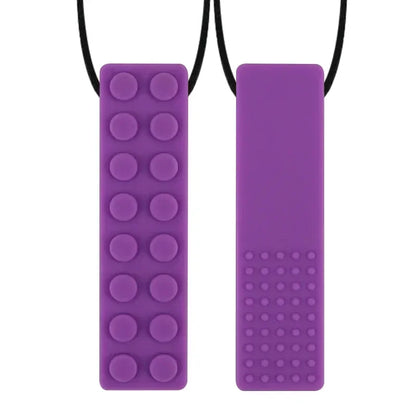 Baby Silicone Teether Kids Chew Necklace Sensory Chewy Pendant Oral Motor Toys Therapy Tools for Autism ADHD chidren's goods