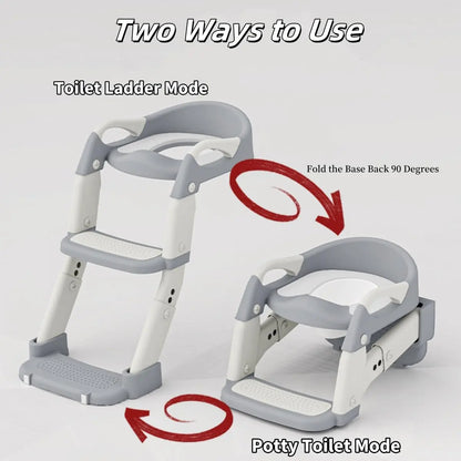 Toddler Potty Training Seat with Steps for Easy Learning