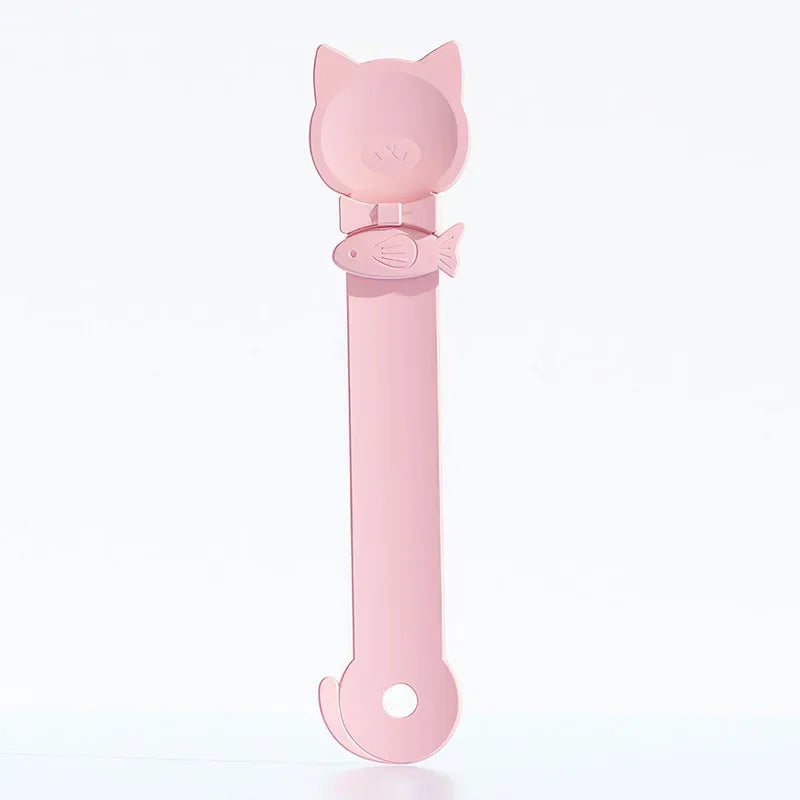 New cat food squeezer spoon for cat food; meat paste squeezer pet feeding spoon for cats supplies