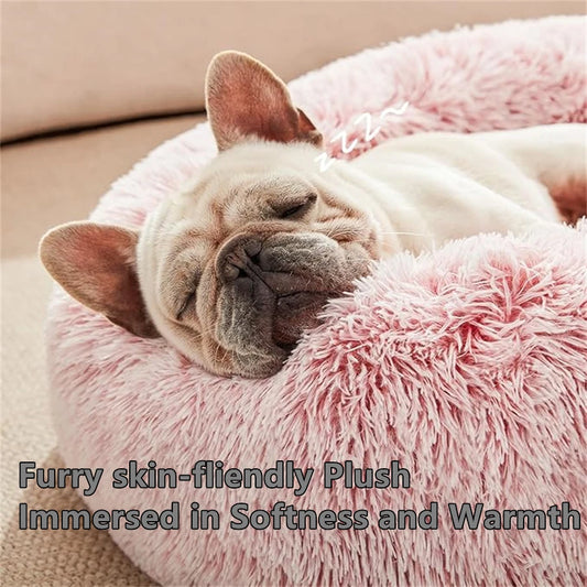 Soft Calming Pet Bed for Better Sleep
